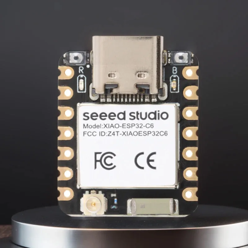 Seed Studio XIAO ESP32C6 WiFi 6+Bluetooth-compatible Ble 5 Support Zigbee Matter Development Board WIFI Wireless Module