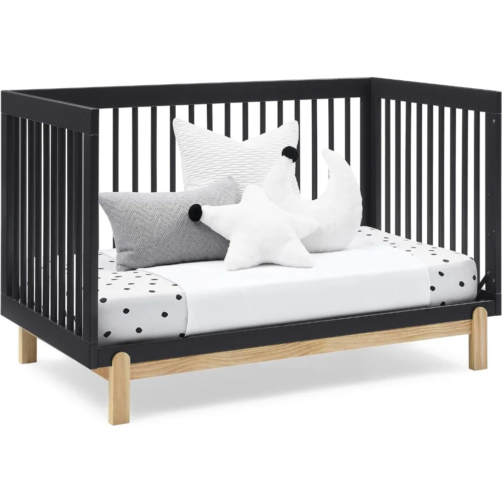 Delta Children Poppy 4-in-1 Convertible Crib,  Kids Furniture  Kids Bed  Wooden Bed