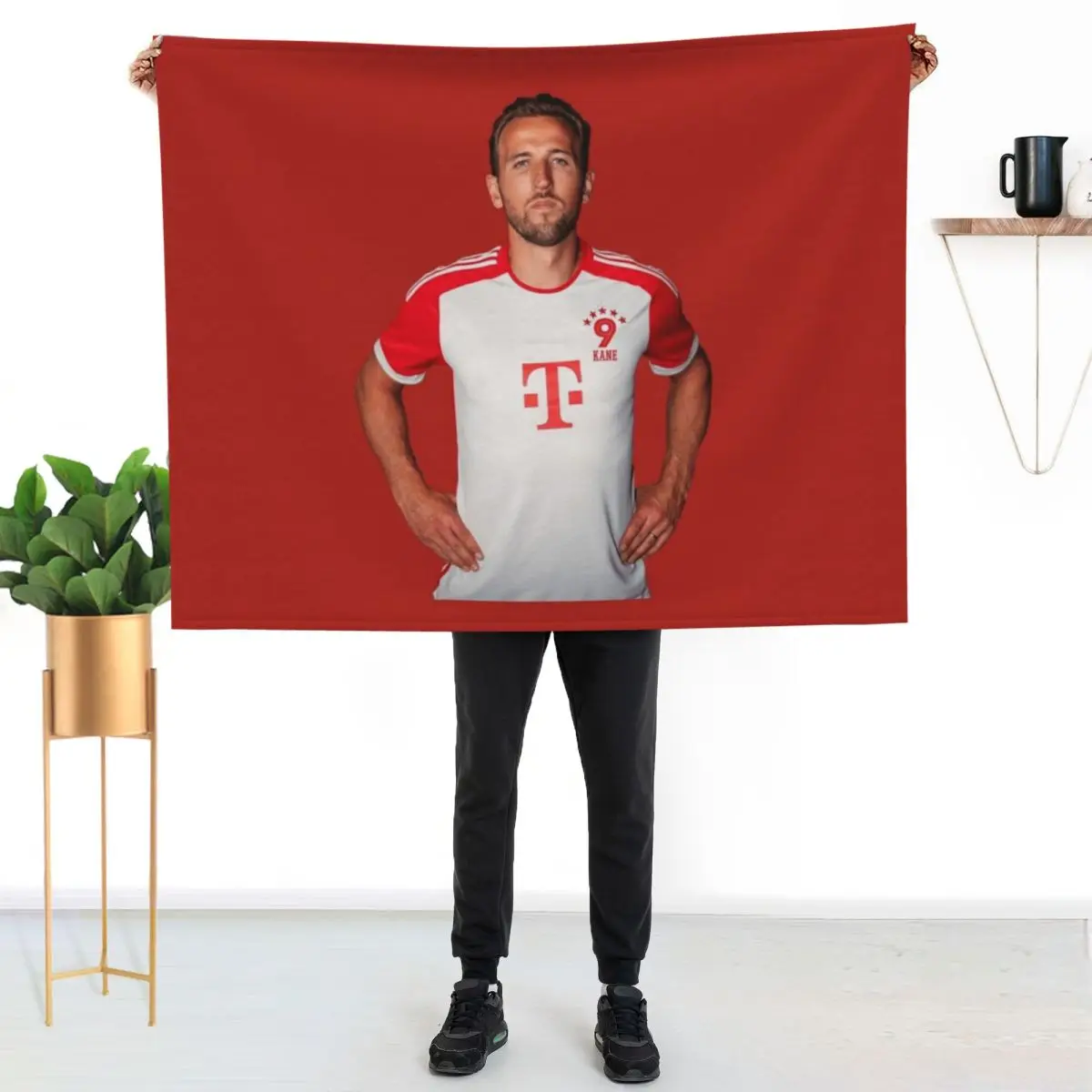 

Harry Kane 9 Bayern Throw Blanket Luxurious Soft Blanket Holiday Gift for Family