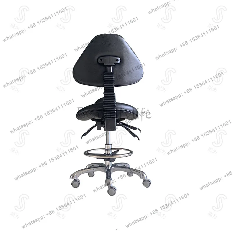 Beauty Salon Stool Dental Dentist Lift Swivel Saddle Chair