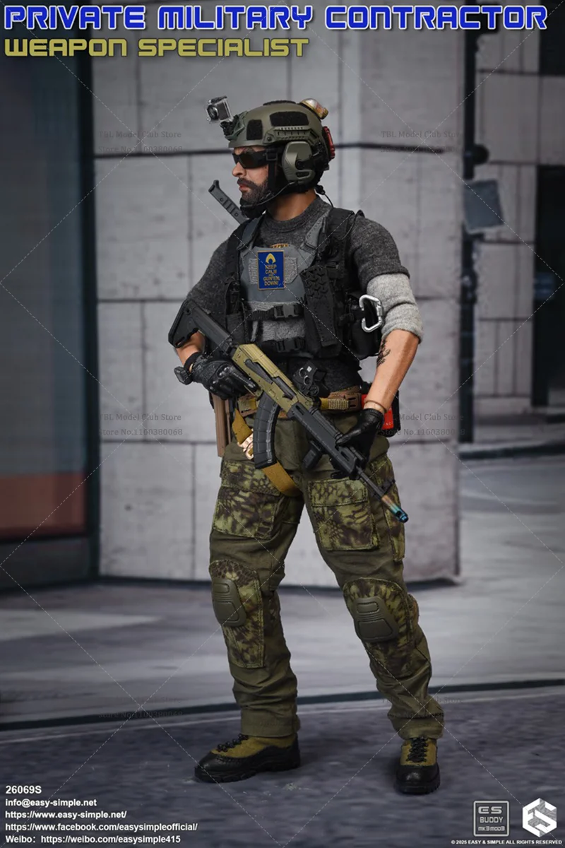 EasySimple 26069S 1/6 Scale  Private Military Contractor Mercenary 12-inch Full Set Action Figure Soldier Toys Limited Edition