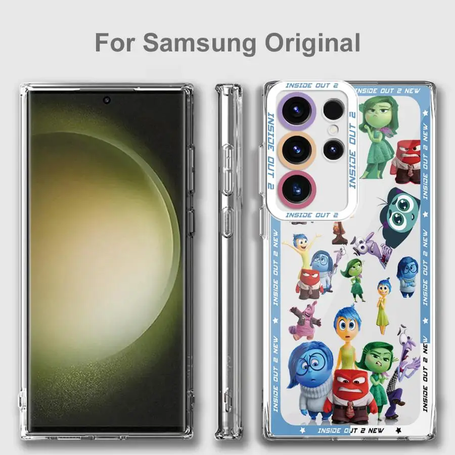 Disneys Cute Inside Out 2 Phone Case for Xiaomi Redmi Note 11 10 Pro 5G 12S 11S 12 13 11 Pro Plus 10S 10 Pro 13 5G Coque Cover