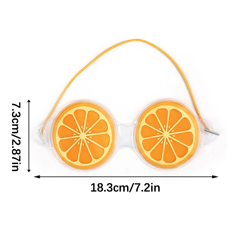 Fruit Ice Compress Sleeping Eye Mask Relieve Fatigue Remove Dark Circle Cooling Relaxation Cute Eye Mask Eye Care Tools