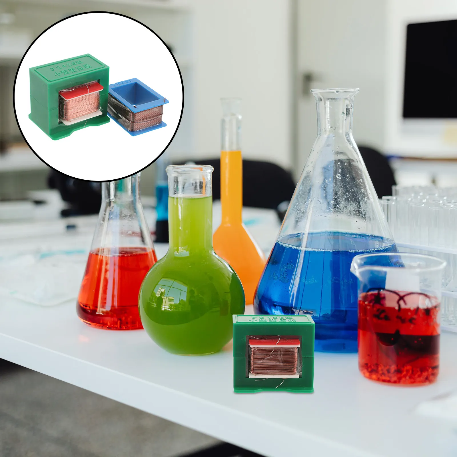 Mini Experiment Kit for Stem Physics Education Portable Detachable Voltage Adjustment Science Teaching Tool