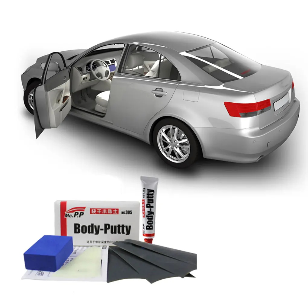 Car Body Putty Scratch Filler Kits for Car Paint Scratch Filler Deep Mark Filling Treatment Special Filler for Touch-up Pen