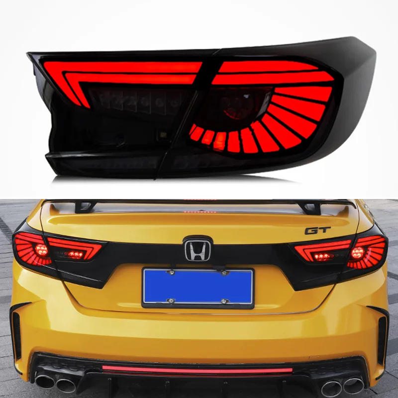 Auto Led Achterlicht Voor Honda Accord 2020 2021 2022 Achter Running Light Brake Reverse Lamp Richtingaanwijzer Foglamp Achterlicht