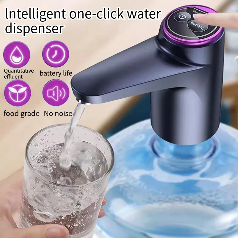 Heißer Verkauf und praktischer vollautomatischer elektrischer Wasserspender mit USB-Ladegerät, geeignet für den Außenbereich in Heimbüros