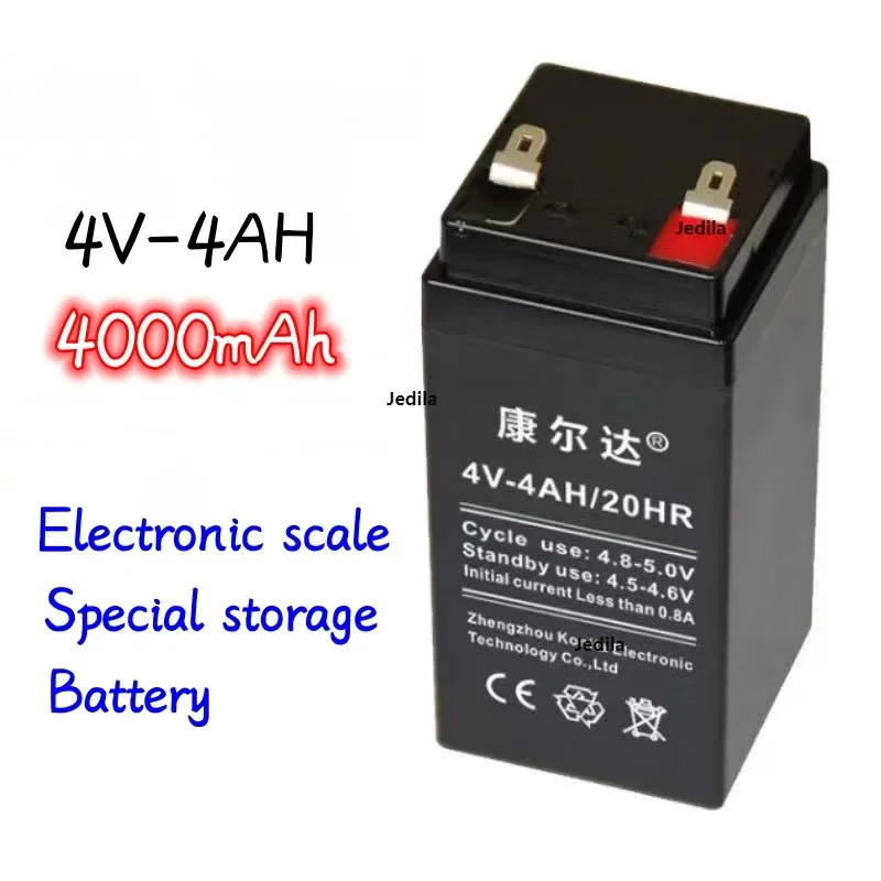 New Upgrade 4000mAh 4V Pricing Electronic Scale Table  Lead-acid Battery Rechargeable Battery Emergency Lamps Children's Toy Car