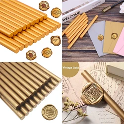 20pcs/set Glue Gun Sealing Wax Sticks Color Vintage Gold for DIY Wax Seal Stamps Wedding Invitation Envelope Gift Card Wrapping