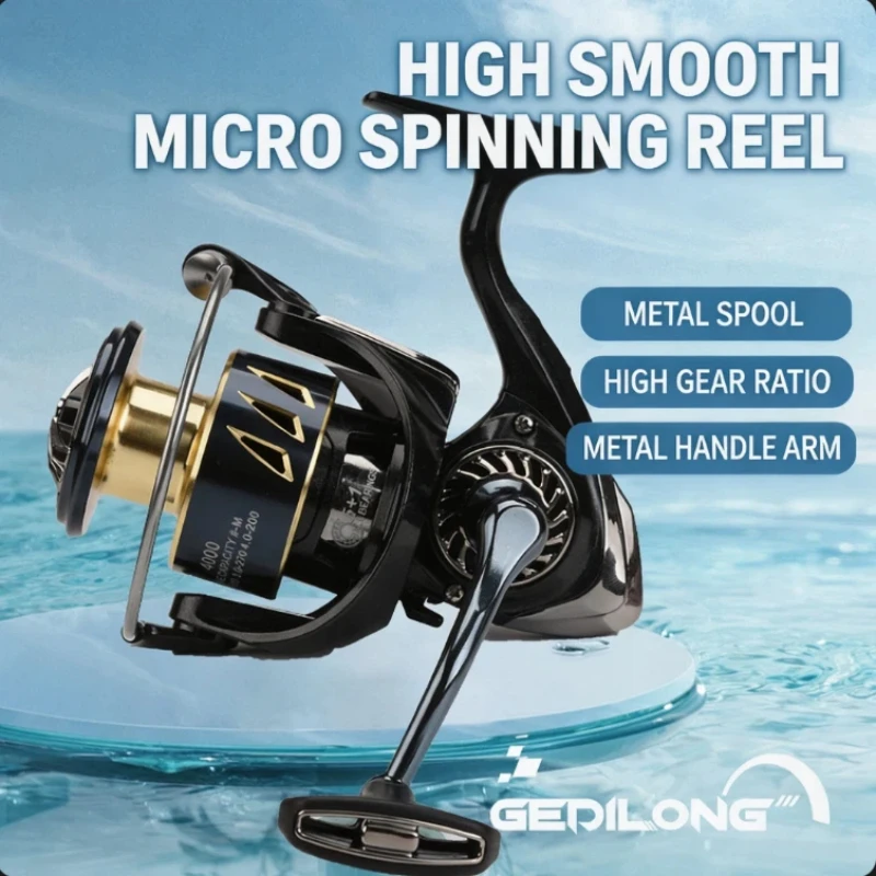 Kastking Reel Zephyr - KR Pełnowymetalowa Kołowrotek Spinningowy z Uszczelnionymi