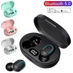 E7S TWS Bluetooth 5.0 Earphones Air Wireless Headphone for IPhone Noise Cancelling Earbuds with Mic Wireless Bluetooth Headset