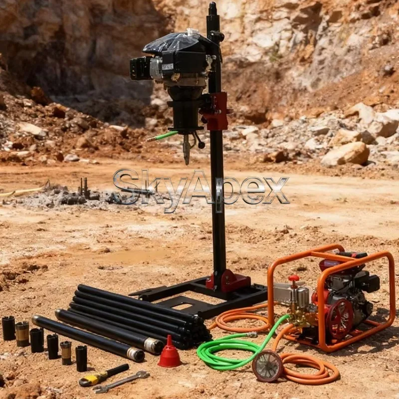 Portable Detachable Backpack Core Drilling Machine For Field Geological Exploration Rock Sampling Engineering Investigation