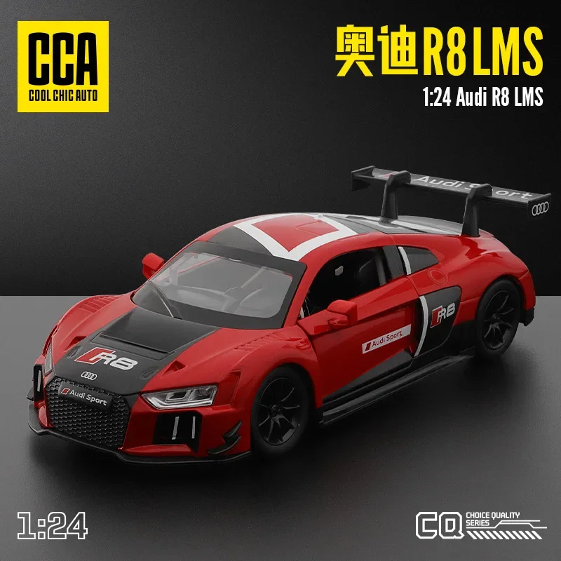 

1:24 Audi R8 LMS Racing car High Simulation Diecast Car Metal Alloy Model Car Children's toys collection gifts