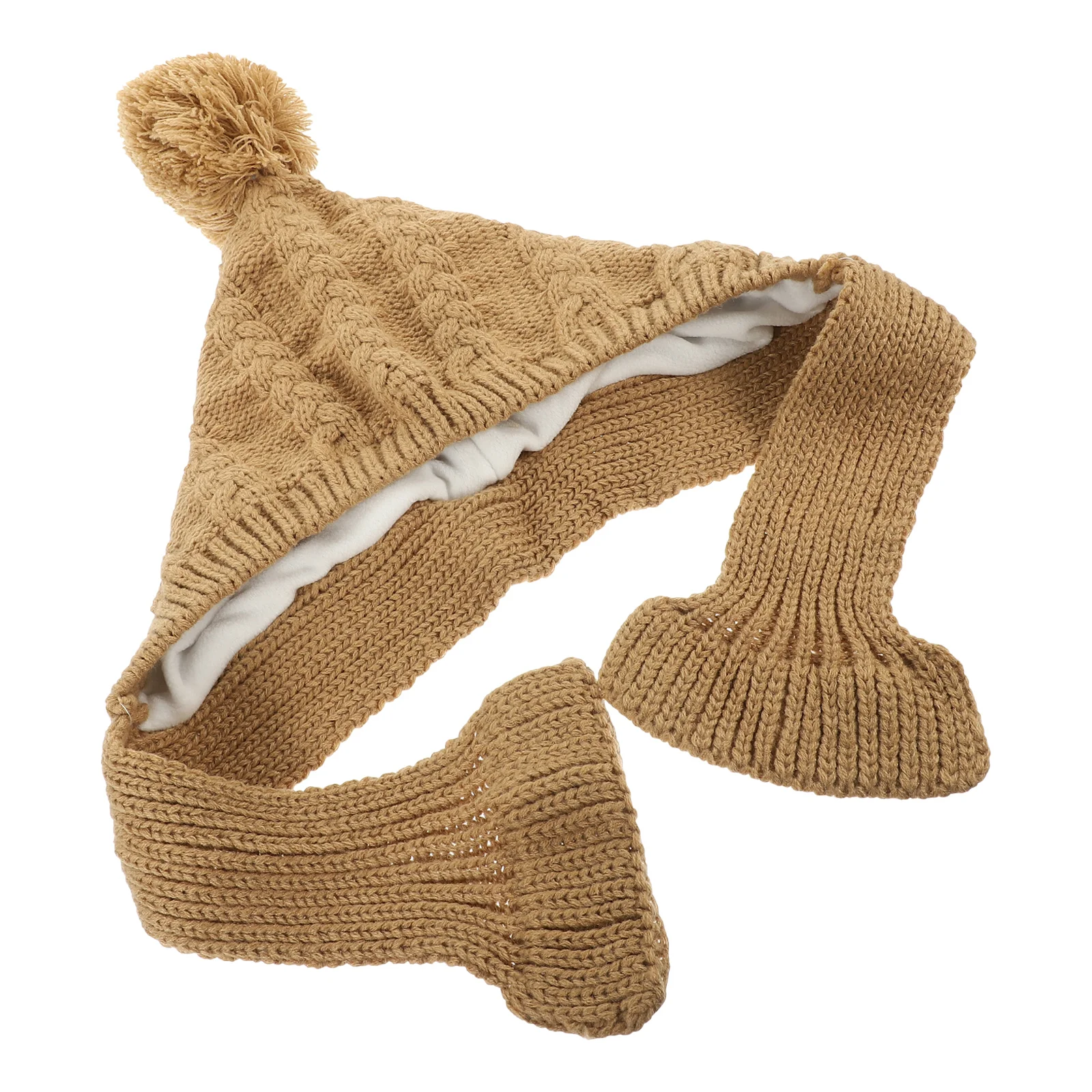 

Dog Winter Hat Cap Small Pet Hats Knitted for Dogs Decorative Headgear Dress Headdress Puppy