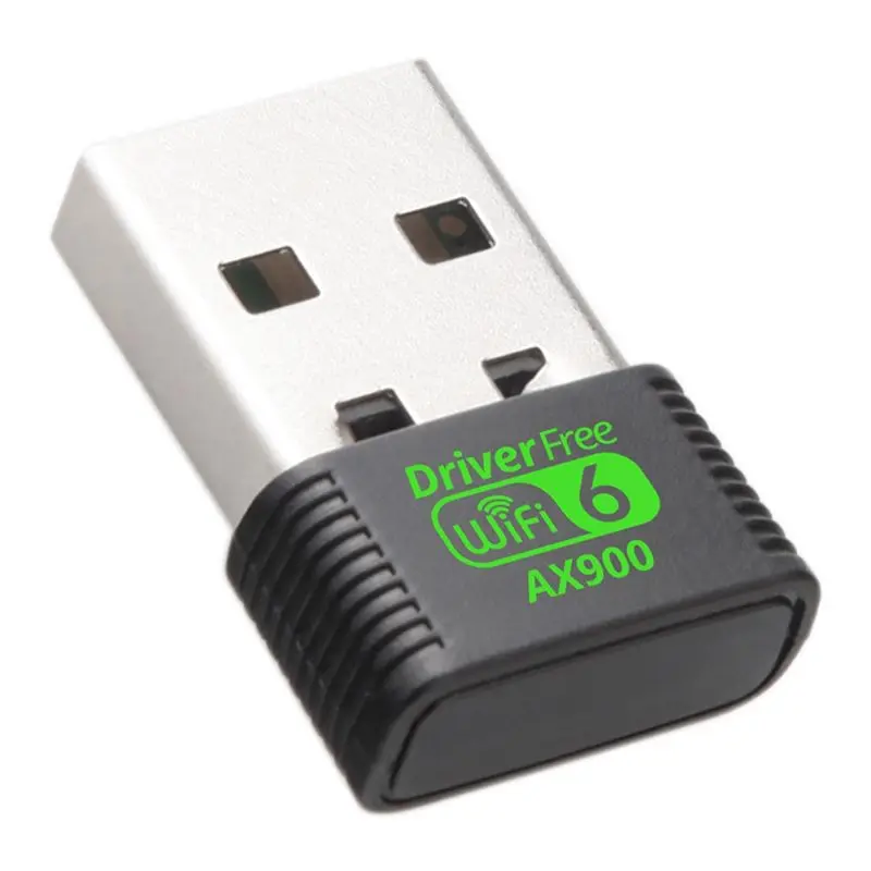 AC57-AX900 USB Wifi 6 Adapter Dongle Dual Band 2.4G/5Ghz USB Wifi Network Wireless Receiver Driver Free For Windows 10/11