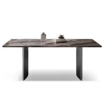 

Italian marble dining table Hotel selection ready-made size multi-specification