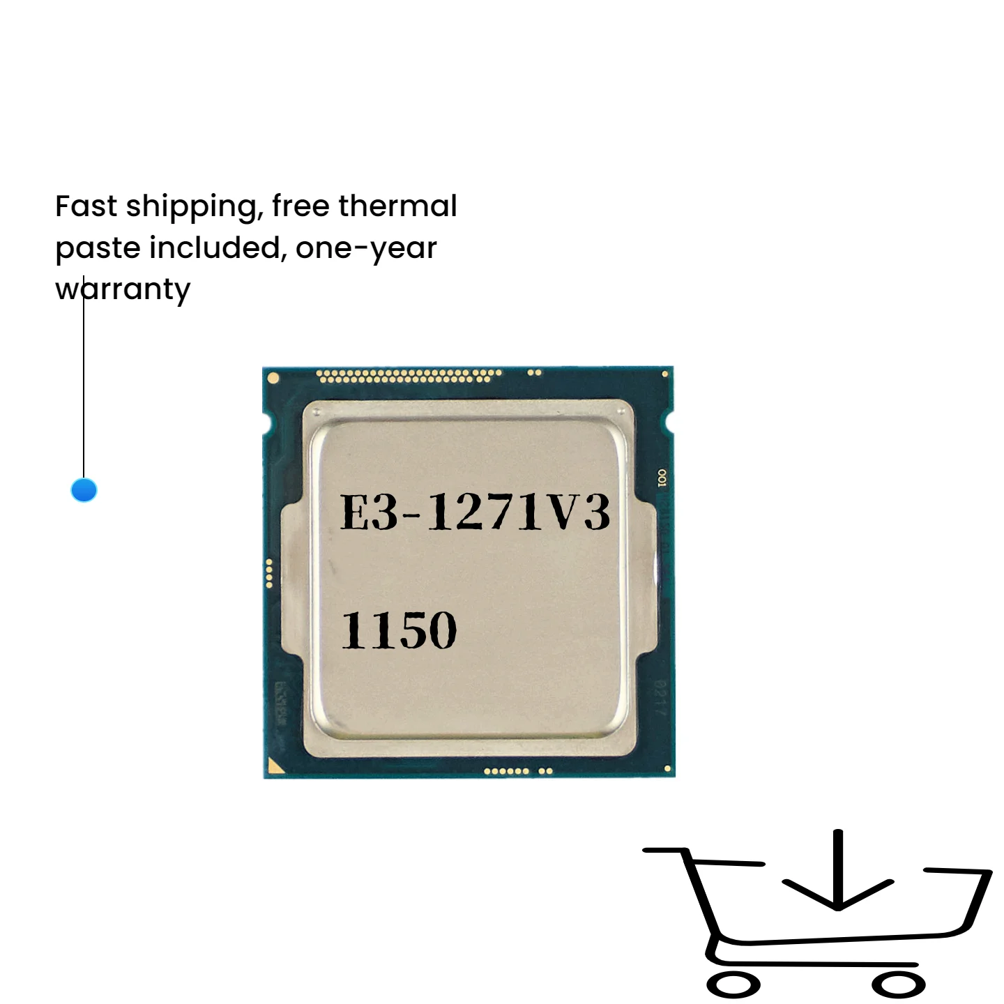 

Xeon E3 1271 V3 1271V3 3,6 ГГц 4-ядерный процессор LGA1150