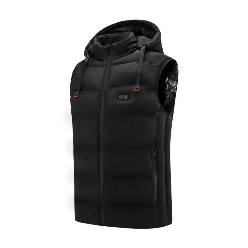 Minsu 2025NewDual-Control Nine-Zone Heating Vest Plus Size Fashion Electric Heating Vest Smart Heating Clothing Men's Cotton Ves