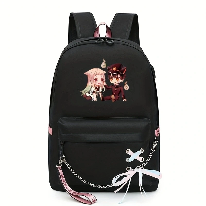 Anime Toilet-Bound Hanako Capacity Backpack Women Men Laptop Backpacks Oxford School Bags Teen College Student Mochilas