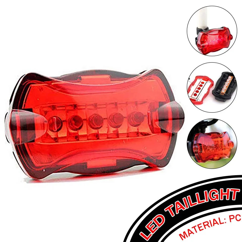 LED Waterproof Tail Light Bicycle Taillight for Bicycle Reflector Rear Lights Bike Lamp  Lantern Accessories