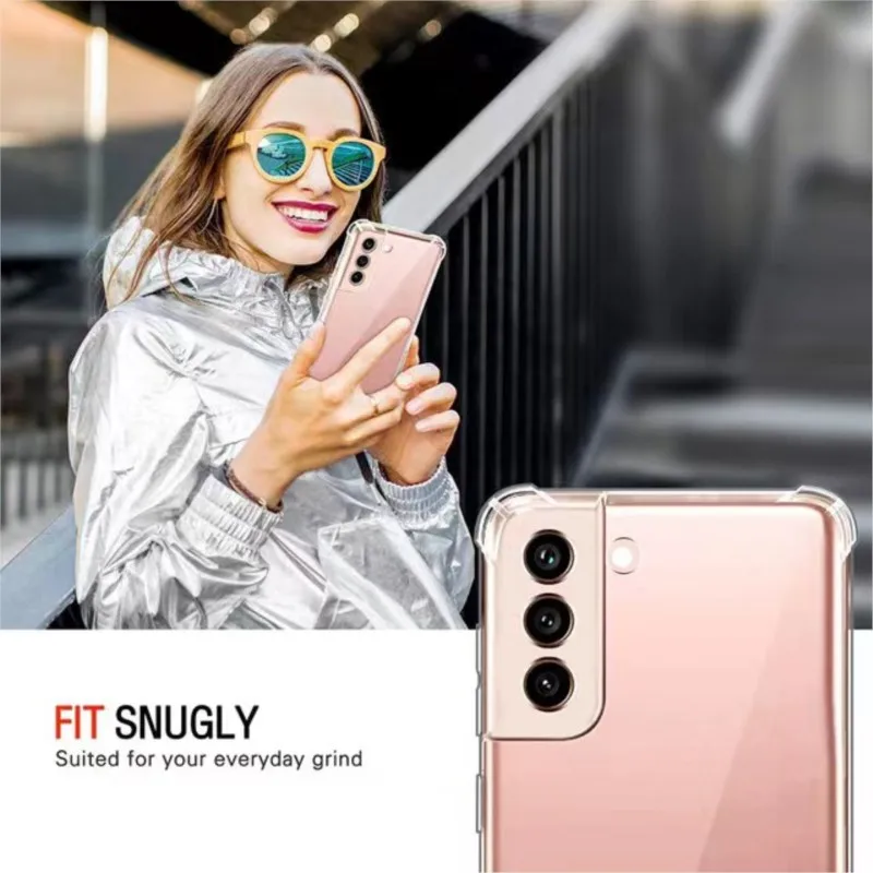 Shockproof Phone Case for Samsung Galaxy A25 A35 A55 A15 A54 A34 A14 5G A24 4G A05S A73 A53 A33 A23 A13 Transparent Back Cover image 4