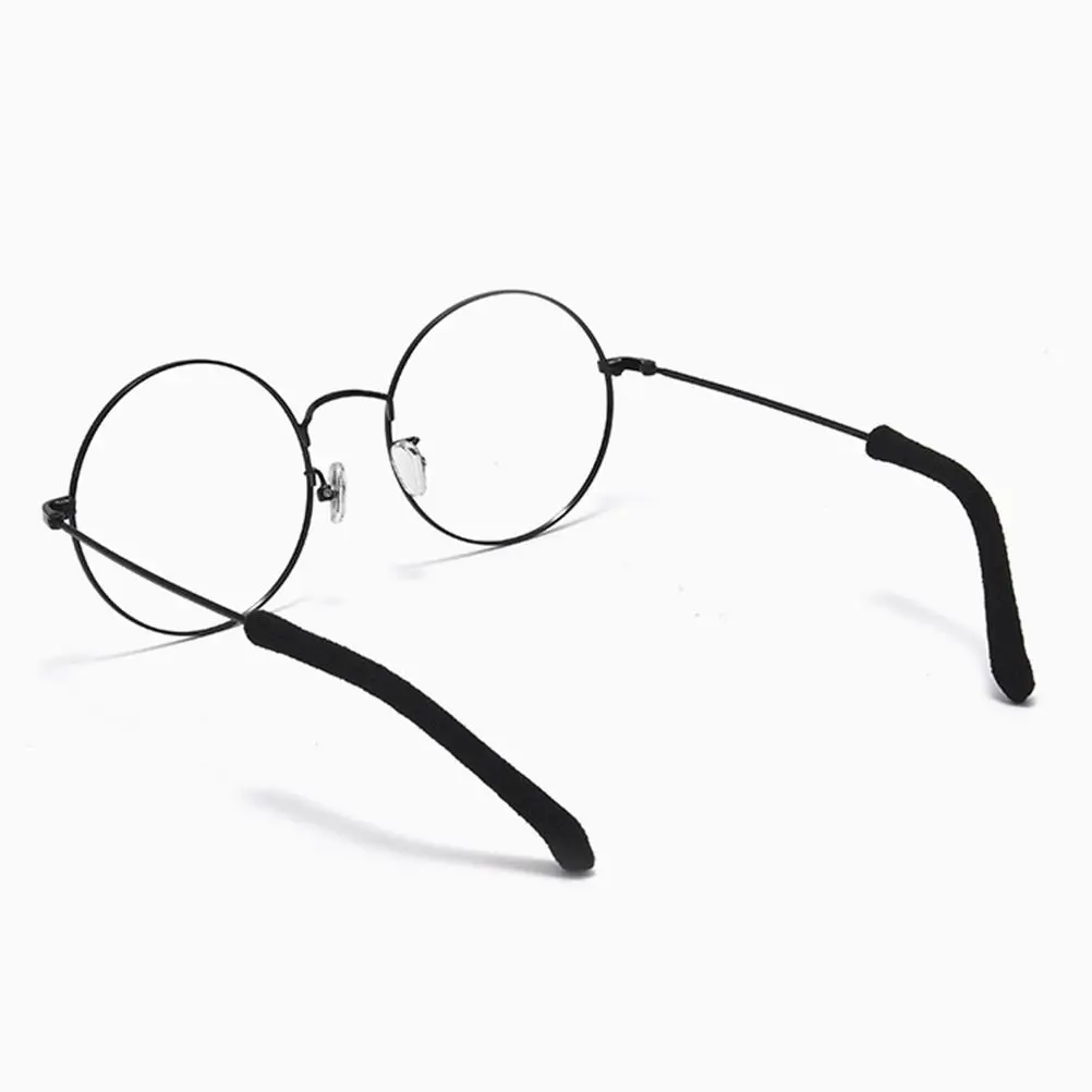 2 Pcs Eyeglass Temple Tip Sleeve Anti-slip Retainer Eyeglasses Spring Grip Arm Leg Non Ear Holder