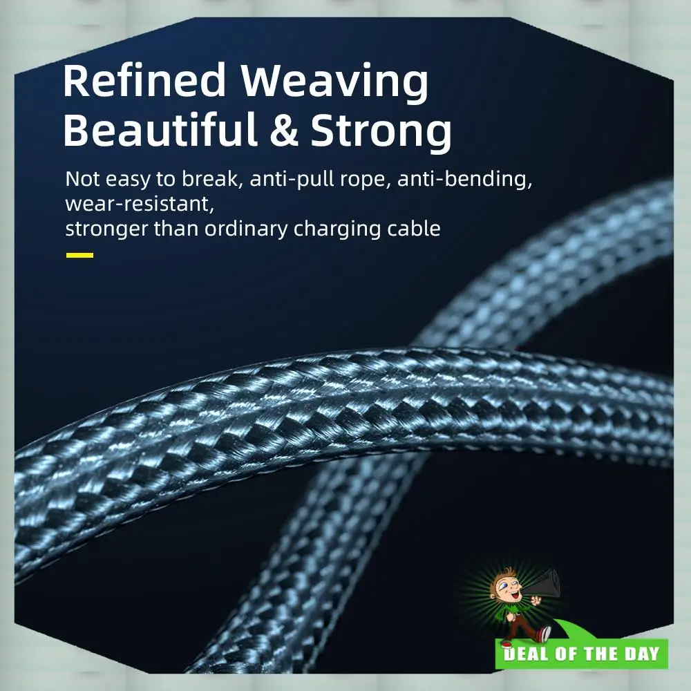 24-Hour Delivery ESSAGER Chenxi Type-C Interface Data Cable, Durable Type-C Fast Charging Cable