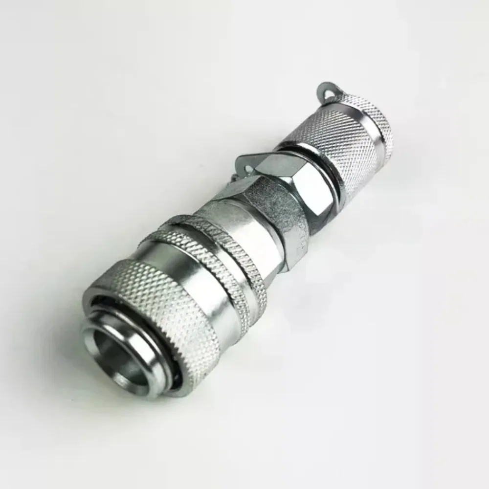 

Быстроразъемный соединитель (муфта) для гидравлических шлангов экскаваторов CAT (быстрое подключение, измерение давления)