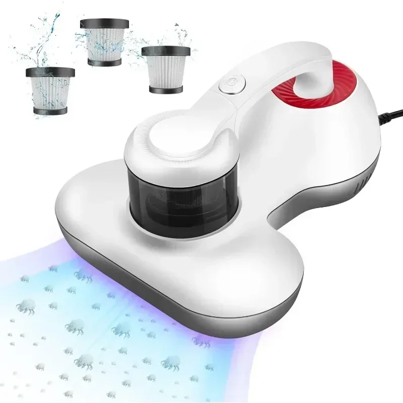 Strong Suction Bed Vacuum Cleaner Upgraded Handheld Mattress Vacuum Cleaner Suitable for Sheets Pillows and Sofas