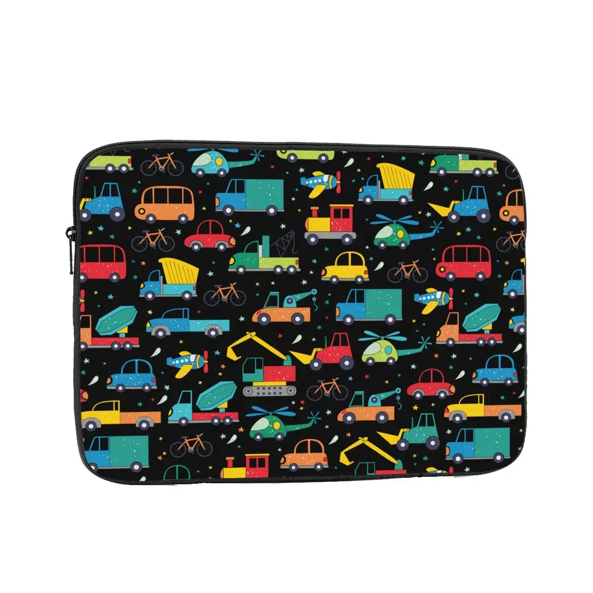 Cartoon Planes Toy 10 12 13 15 17 Inch Laptop Bag Sleeve for Macbook Air Pro Notebook Bag Case Traffic Car Shockproof Case Bag