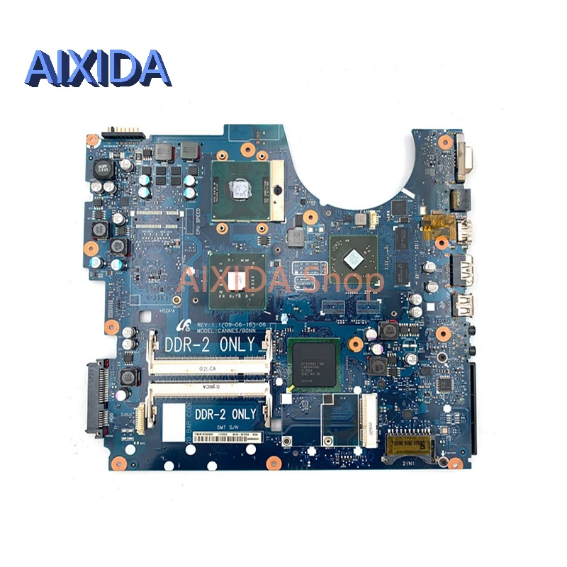 Imagem -02 - Aixida-placa-mãe Portátil para Samsung Cpu Livre Pm45 Ddr2 Ba4101060a Ba41-01061a Ba92-05738a Ba92-05738b Np-r522 R522 Teste Completo