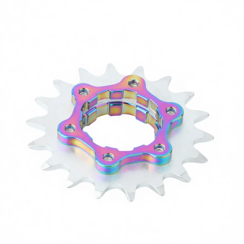 Mountain Biking Jumps - HASSNS Fahrrad Single-Speed-Zahnradsatz Umrüstungs-Abstandshalter-Kit für Mountainbike,