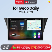 Junsun V3 Plus 2K Wireless CarPlay Android Auto Car Intelligent Systems For Iveco Daily 2014 -2018 2019 2020 2021 Autoradio