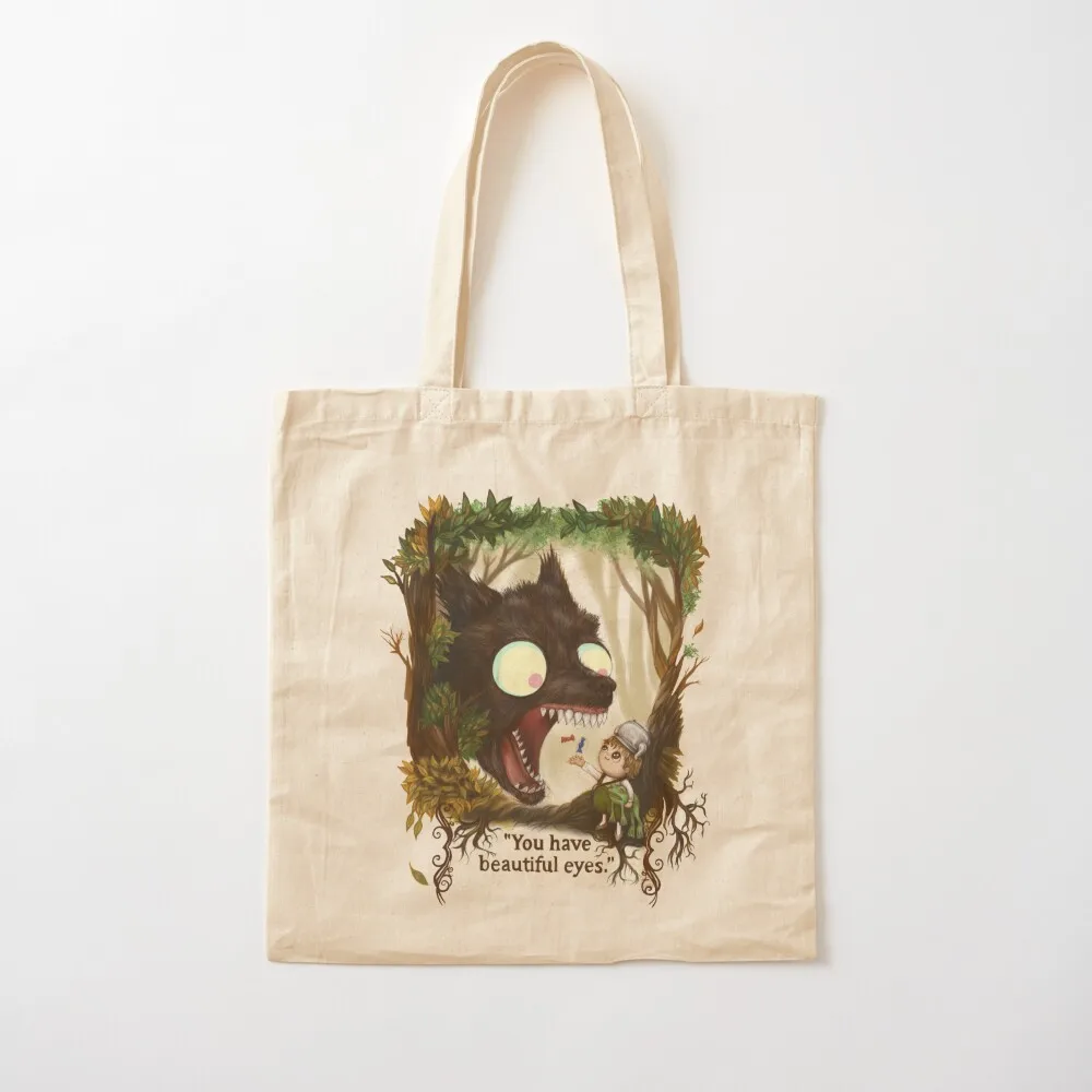 You have beautiful eyes - over the garden wall Tote Bag Canvas shopping bags foldable Fabric bag