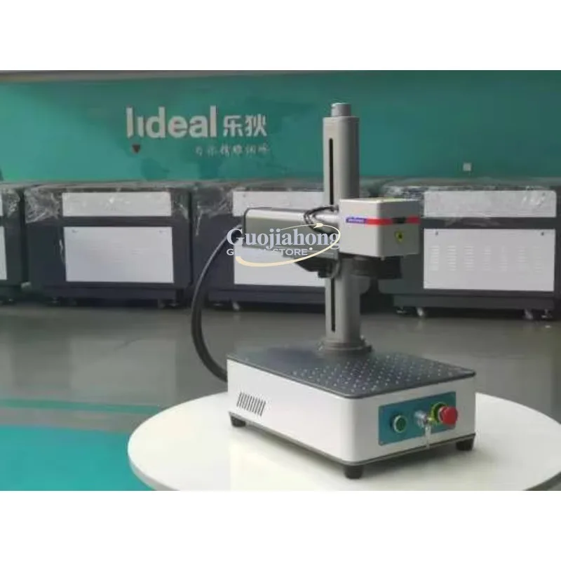 Portable Metal 50W Marking Machine Manufacturer Desktop Mini Fiber  Marking Machine