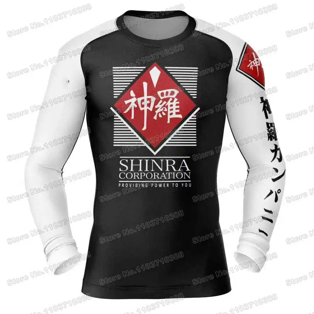 Final Fantasy Anime Rash Guards Surfing Jersey Beach Shirts Swimwear Diving Gym Shorts MMA BJJ Men Jiu Jitsu Fitness Sets