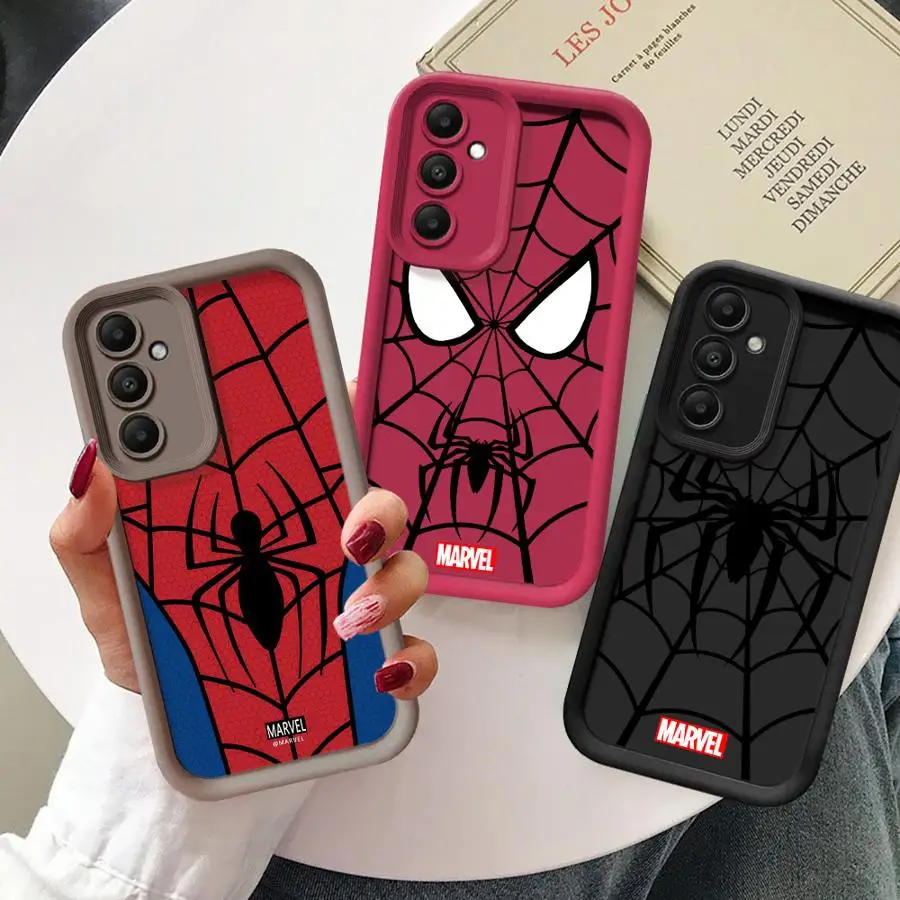 Marvel Spider Man Spider Case for Vivo Y51 Y30 Y27 Y67 Y50 Y36 Y35 Y21 2021 Y30i Y22 Y21A Y20i Y20S Y16 Y15S Y03 Y12S Y02 Cover