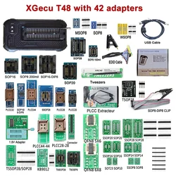 T48 Programmer XGECU [TL866-3G] V12.25 Support 28000+ ICs for SPI/Nor/NAND Flash/EMMC BGA153/162/169/100/221 TSOP/SOP/PLCC
