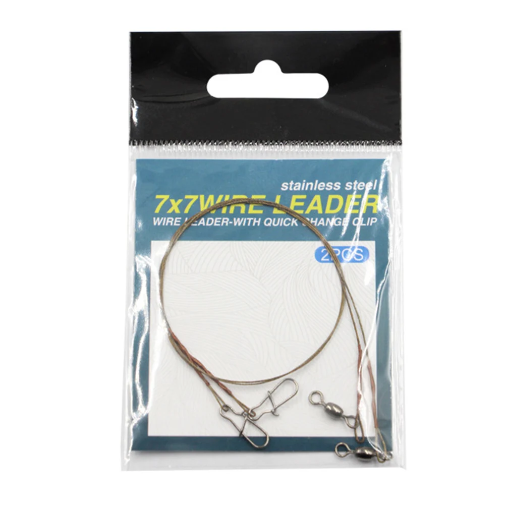 Tools Fishing Leaders Long Lasting Performance Predatory Snap Strength Strong Tensile Tight Wire Craftsmanship