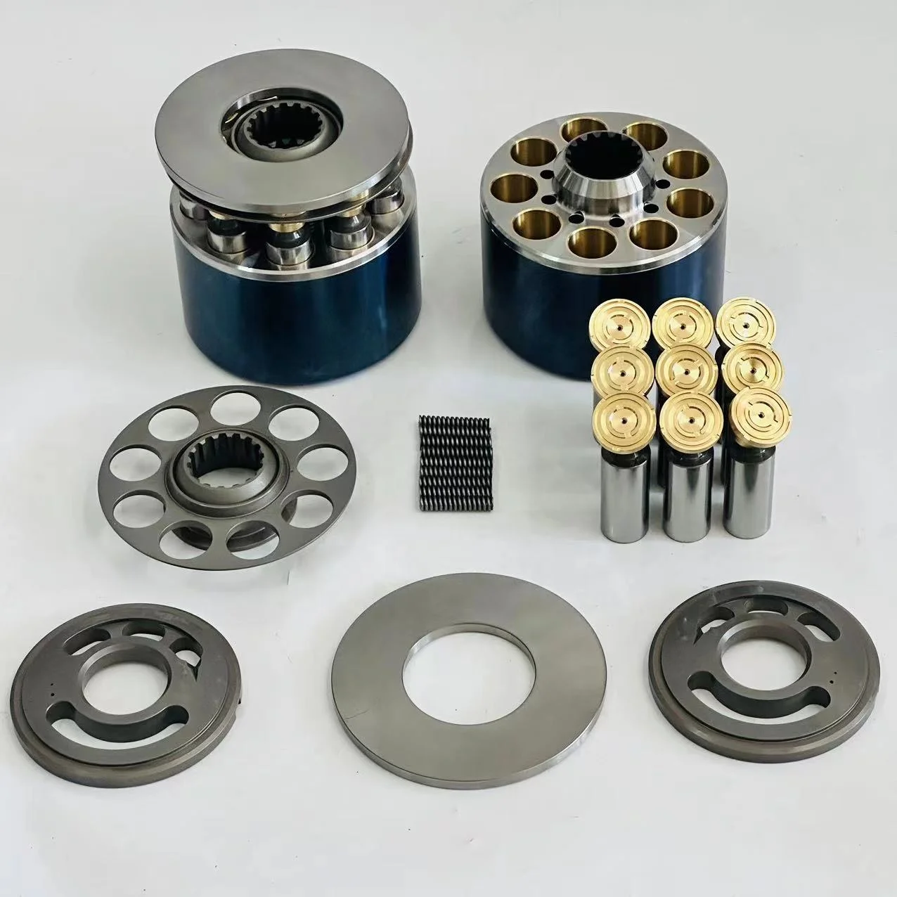 K5V200 hydraulic pump spare parts, piston shoe plate /cylinder block /swash plate/nine hole /spring /guide ball