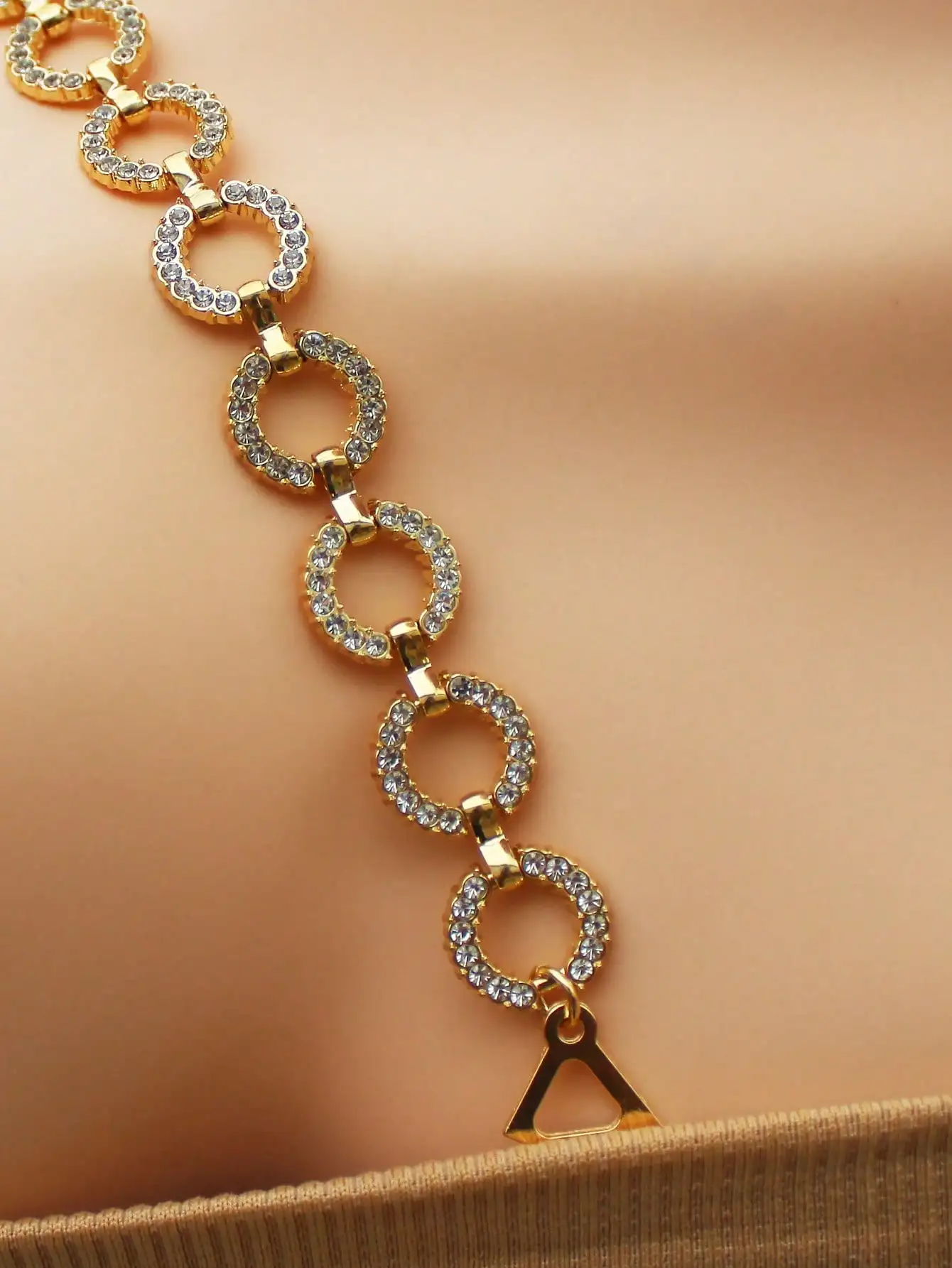 2 Pcs/ 1 Pair Rhinestone Bra Strap Decorative Adjustable Invisible Shoulder Strap Silvery Nonskid Bra Belt Lingerie Straps For Women Bra Tops Wedding Dress For Rave - view 3