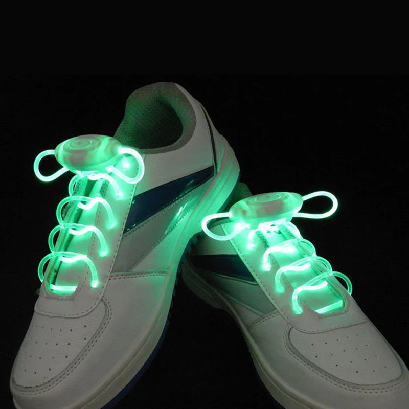 New Multi-Color Cool Night Run Neon LED Shoe laces Shoes Strap Glow Stick Light Shoelaces Halloween Party Home Room Decoration