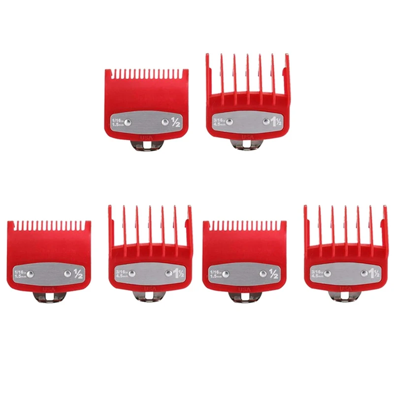 

3X For Wahl Hair Clipper Guide Comb Set Standard Guards Attached Trimmer Style Parts