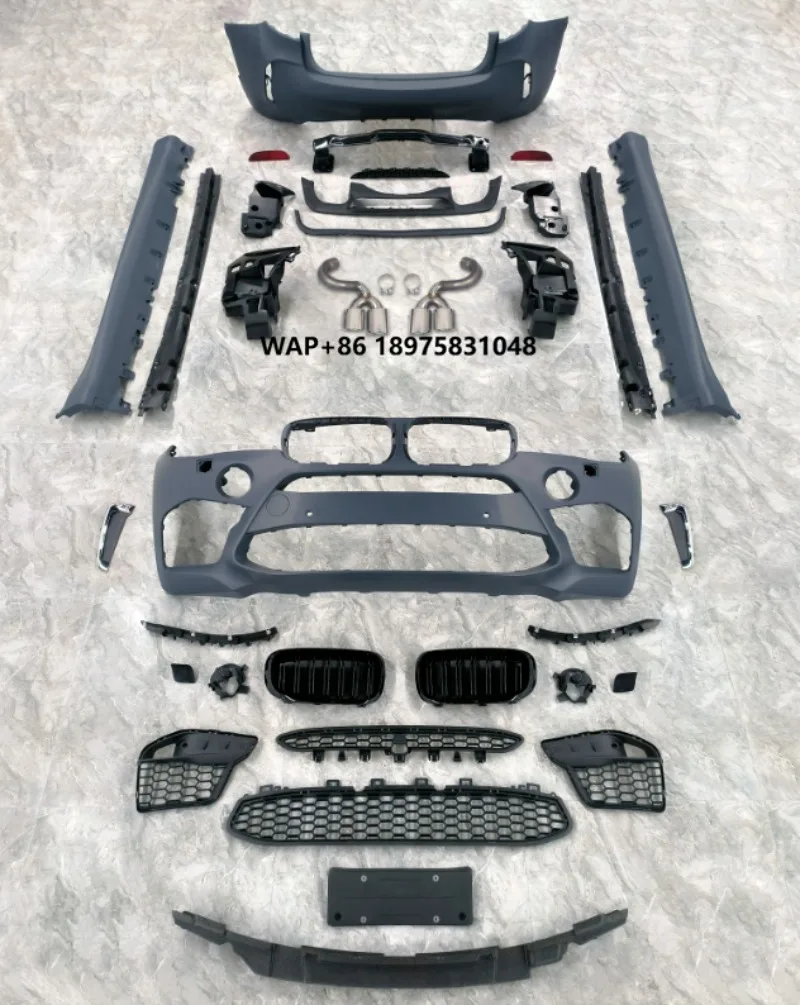 

Body Kit for F16 2014-2019 Upgraded Kit 1:1 Front and Rear Bumper Side Skirt Accessories Brand New