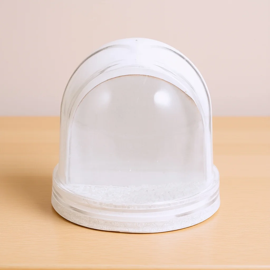 

DIY Snow Globe Kit with Photo Frame Insert Plastic Snowglobe Blank for Sublimation Christmas Decorations Personalized Gift Idea