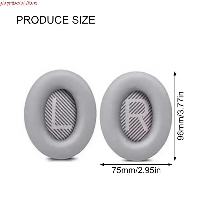 e8baプロテインレザーイヤパドqc35/qc35 iiヘッドフォンのための耳パッド耳クッションカバーケースイヤホンの修理部品