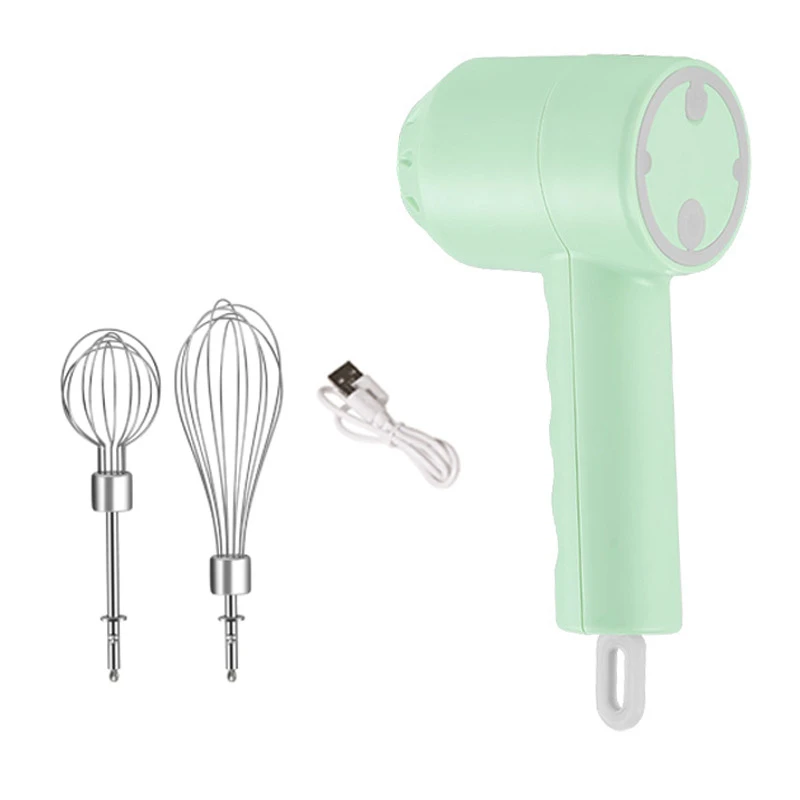 Electric Food Mixer Wireless Portable Hand Blender 3 Speeds High Power Dough Blender Egg Beater Baking Hand Mixer Kitchen Tools