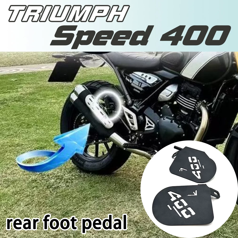 

Подходит для аксессуаров для задних подножек пассажира мотоцикла Triumph Speed400.