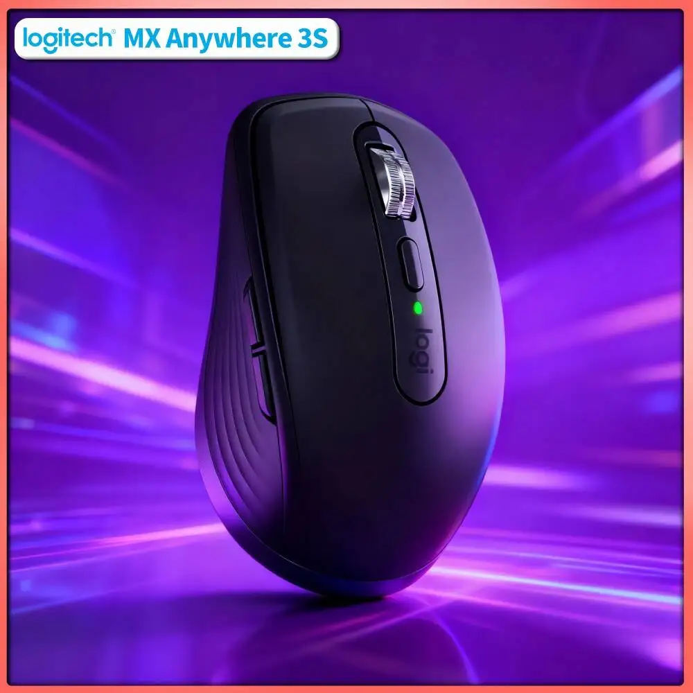 Logitech MX Anywhere 3S Mouse - 8K DPI, MagSpeed Scroll, Silent Click, Multi-Device, Bookstore & Novel Inventory System