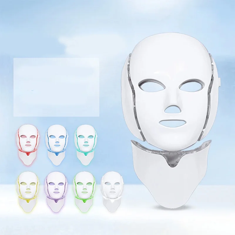 Home spa LED-behandelingsapparatuur voor fotonmaskers, draagbaar gezichtsschoonheidsmasker, hulpmiddel voor haarontspanning en pijnverlichting